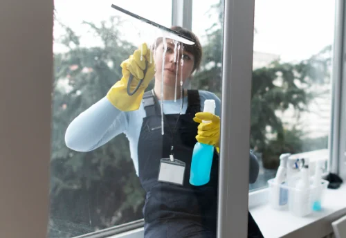 Nettoyage de vitres intérieures et extérieures à Mulsans